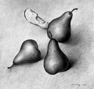3 yellow pear               